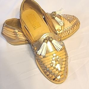 Slip on Huarache loafer